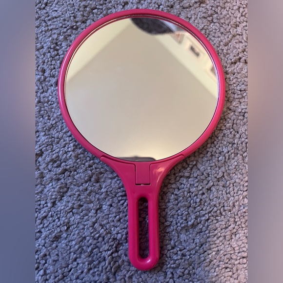 Hello Kitty hand held and table top mirror - red with Hello Kitty motif - Picture 2 of 3